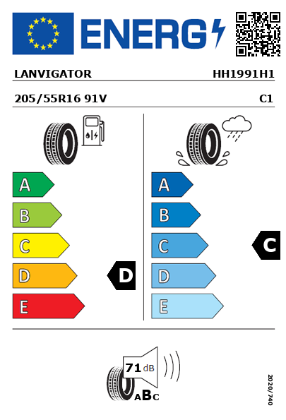 Neumático Lanvigator Comfort Ii 205/55R16 91V 120303 - Grupo Sadeco